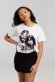 Футболка «Меламед. John Lennon, Yoko Ono», белая с нанесением логотипа