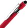 Ручка шариковая Pointer Soft Touch со стилусом, красная с нанесением логотипа