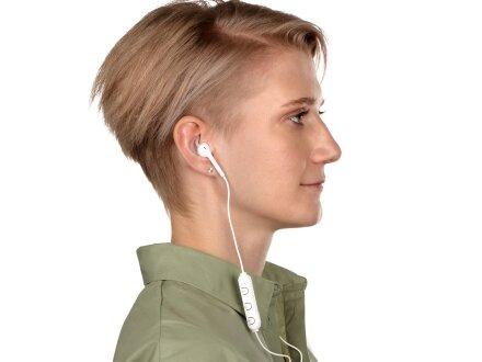 Беспроводные наушники Get Up с чехлом, белый Беспроводные наушники Get Up с чехлом, белый