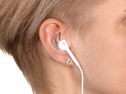 Беспроводные наушники Get Up с чехлом, белый Беспроводные наушники Get Up с чехлом, белый