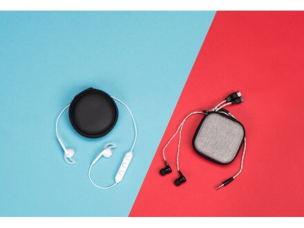 Беспроводные наушники Get Up с чехлом, белый Беспроводные наушники Get Up с чехлом, белый