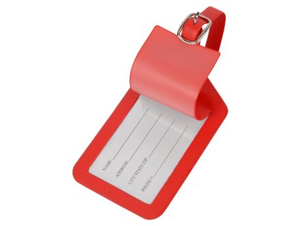 Багажная бирка Weekend из ПВХ, красный Багажная бирка Weekend из ПВХ, красный