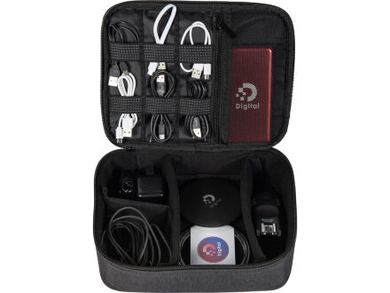 Органайзер для крупной электроники District, темно-серый Органайзер для крупной электроники District, темно-серый