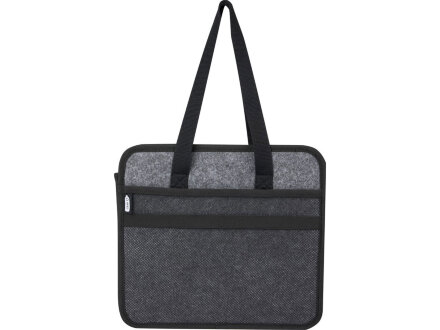 Складной органайзер для автомобиля Felta из фетра, переработанного по стандарту GRS, средне-серый Складной органайзер для автомобиля Felta из фетра, переработанного по стандарту GRS, средне-серый