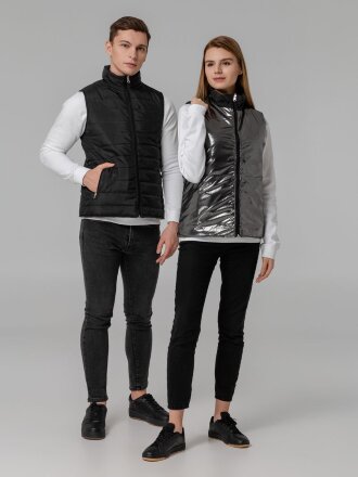 Жилет двусторонний Climb, черный Жилет двусторонний Climb, черный