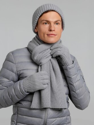 Перчатки Bernard, светло-серые Перчатки Bernard, светло-серые