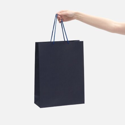 Пакет бумажный Porta XL, темно-синий Пакет бумажный Porta XL, темно-синий