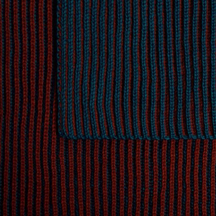 Шарф Nobilis, бирюзовый с терракотовым Шарф Nobilis, бирюзовый с терракотовым