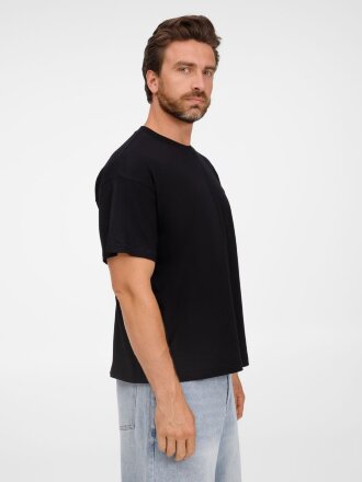 Футболка оверсайз унисекс Legacy, черная Футболка оверсайз унисекс Legacy, черная