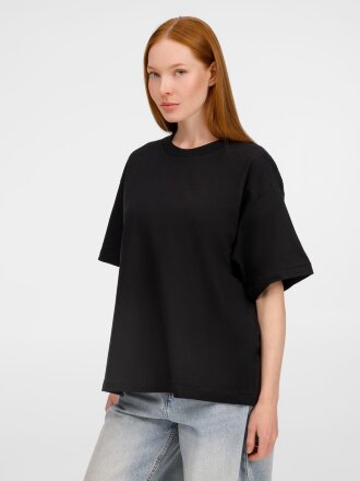 Футболка оверсайз унисекс Legacy, черная Футболка оверсайз унисекс Legacy, черная