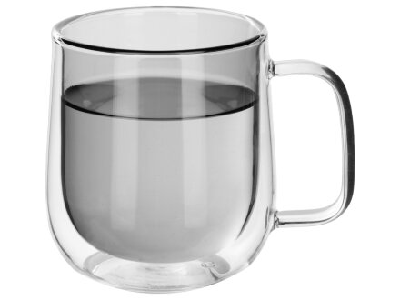 Цветная кружка Ubud с двойными стенками, черный Цветная кружка Ubud с двойными стенками, черный