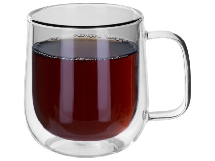 Цветная кружка Ubud с двойными стенками, черный Цветная кружка Ubud с двойными стенками, черный