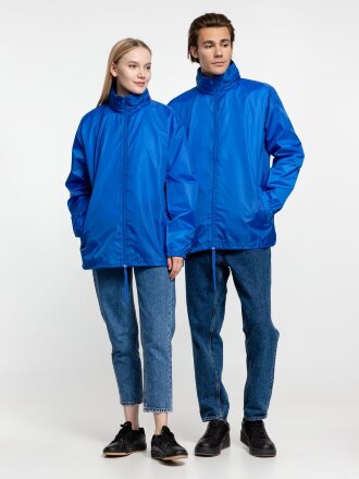 Ветровка унисекс Shift, ярко-синяя Ветровка унисекс Shift, ярко-синяя