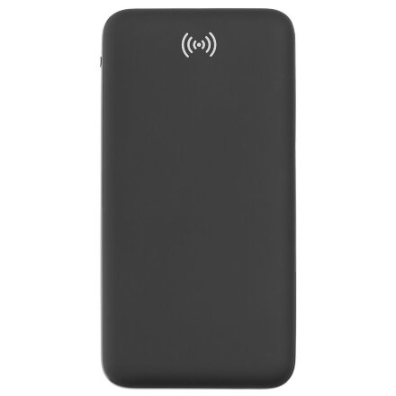 Аккумулятор Quick Charge Wireless 10000 мАч, черный Аккумулятор Quick Charge Wireless 10000 мАч, черный