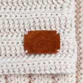 Лейбл замшевый Beta, S, горчичный Лейбл замшевый Beta, S, горчичный