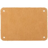 Лейбл кожаный Beta, XL, бежевый Лейбл кожаный Beta, XL, бежевый