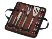 Набор для BBQ Fabrizio в инд.чехле, черный (Р) Набор для BBQ Fabrizio в инд.чехле, черный (Р)