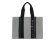 Сумка-тоут женская BUGATTI Ambra, серо-черный цвет, хлопок/полиэстер, 45х14х32 см