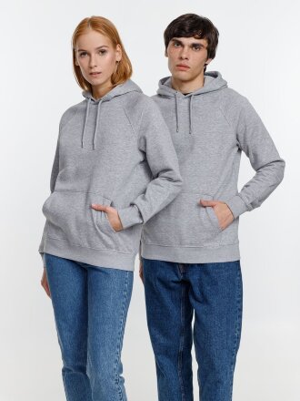 Толстовка унисекс Stellar, серый меланж Толстовка унисекс Stellar, серый меланж