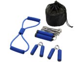 Набор для фитнеса Dwayne, синий Набор для фитнеса Dwayne, синий