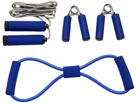 Набор для фитнеса Dwayne, синий Набор для фитнеса Dwayne, синий