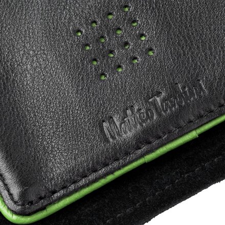 Кошелек Partinico, черный с зеленым Кошелек Partinico, черный с зеленым