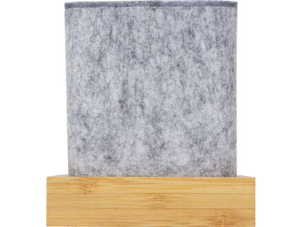 Подставка для ручек и телефона из бамбука Takeshi, серый Подставка для ручек и телефона из бамбука Takeshi, серый