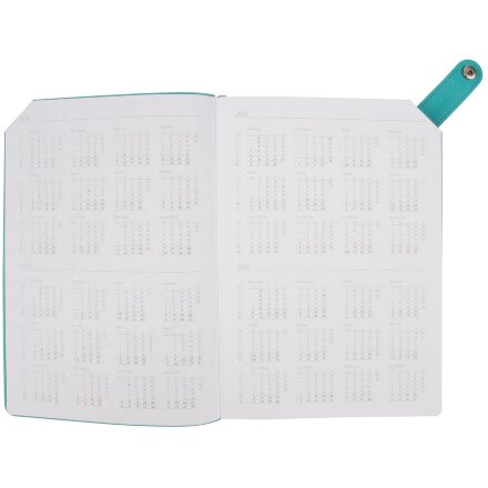 Ежедневник Angle, недатированный, бирюзовый Ежедневник Angle, недатированный, бирюзовый