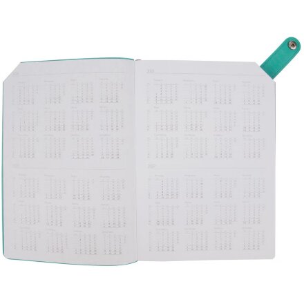 Ежедневник Angle, недатированный, бирюзовый Ежедневник Angle, недатированный, бирюзовый