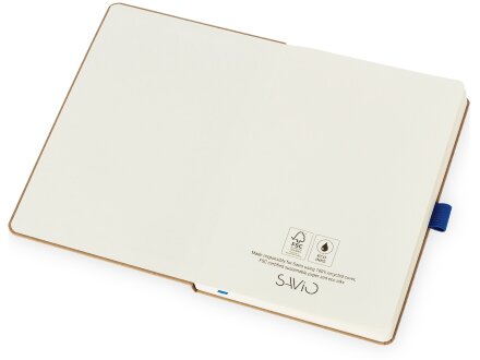 Блокнот Sevilia Hard, твердая обложка из крафта A5, 80 листов, крафтовый/синий Блокнот Sevilia Hard, твердая обложка из крафта A5, 80 листов, крафтовый/синий