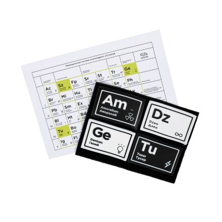 Комплект из 4 шевронов «Химия состояний» Комплект из 4 шевронов «Химия состояний»