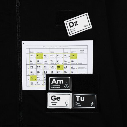 Комплект из 4 шевронов «Химия состояний» Комплект из 4 шевронов «Химия состояний»