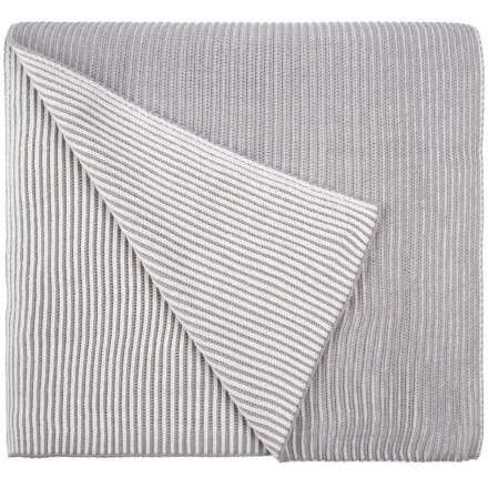 Шарф Nobilis, белый с серым Шарф Nobilis, белый с серым