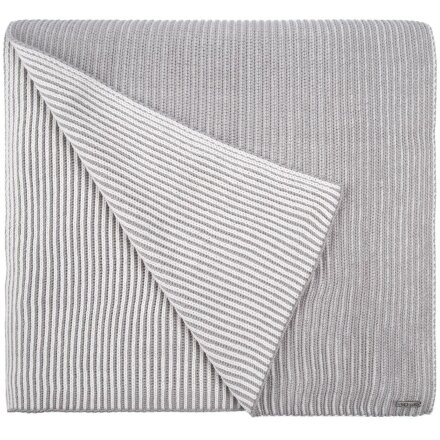 Шарф Nobilis, белый с серым Шарф Nobilis, белый с серым