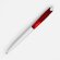 Ручка шариковая Bento, белая с красным Ручка шариковая Bento, белая с красным