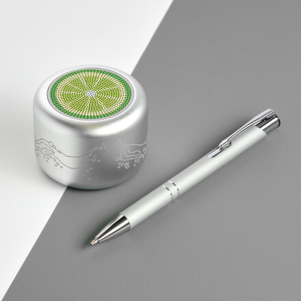 Беспроводная колонка Passion 80dB 600 mAh, серебряная Беспроводная колонка Passion 80dB 600 mAh, серебряная