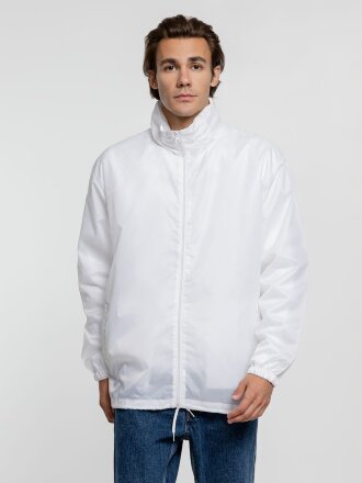 Ветровка унисекс Shift, белая Ветровка унисекс Shift, белая