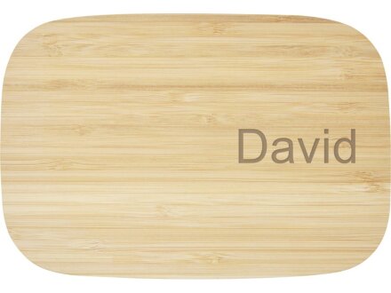 Tite Контейнер для обеда из нержавеющей стали с бамбуковой крышкой, серебристый Tite Контейнер для обеда из нержавеющей стали с бамбуковой крышкой, серебристый