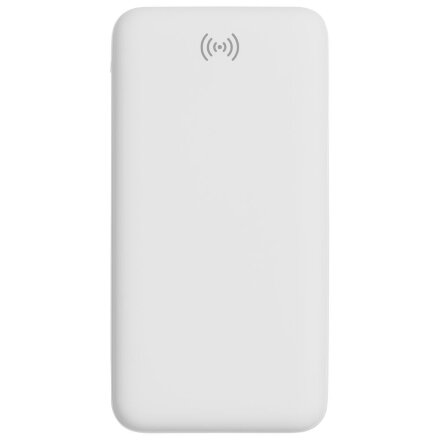 Аккумулятор Quick Charge Wireless 10000 мАч, белый