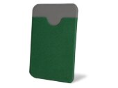 Чехол-картхолдер Favor на клеевой основе на телефон для пластиковых карт и и карт доступа, темно-зеленый Чехол-картхолдер Favor на клеевой основе на телефон для пластиковых карт и и карт доступа, темно-зеленый