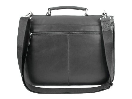 Портфель BUGATTI Romano 15'', чёрный, натуральная воловья кожа, 39х8х30 см Портфель BUGATTI Romano 15'', чёрный, натуральная воловья кожа, 39х8х30 см