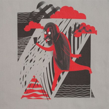 Холщовая сумка «Преодолень», серая Холщовая сумка «Преодолень», серая