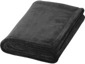 Супермягкий плед Bay из корал-флиса, черный Супермягкий плед Bay из корал-флиса, черный