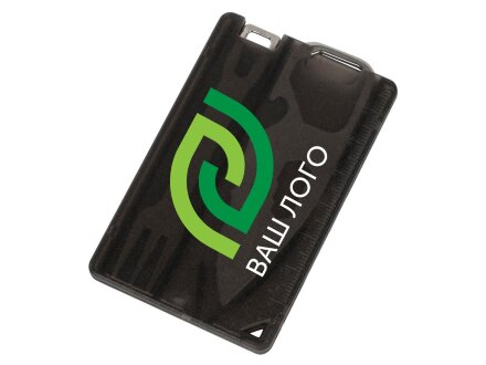 Мультиинструмент с ножом и вилкой Hungry, черный Мультиинструмент с ножом и вилкой Hungry, черный