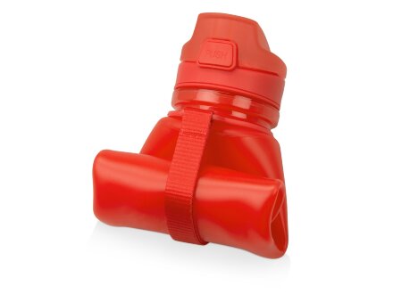 Складная бутылка Твист 500мл, красный Складная бутылка Твист 500мл, красный