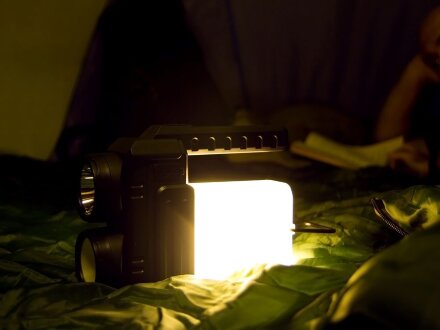 Кемпинговый фонарь-лампа аккумуляторный Yol, черный Кемпинговый фонарь-лампа аккумуляторный Yol, черный