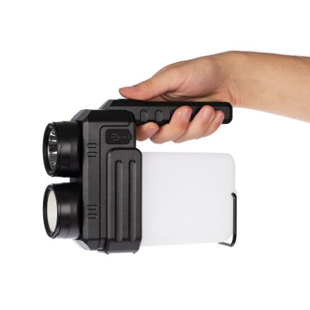 Кемпинговый фонарь-лампа аккумуляторный Yol, черный Кемпинговый фонарь-лампа аккумуляторный Yol, черный