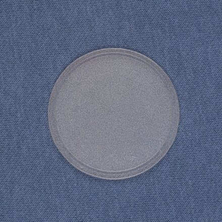 Лейбл из ПВХ Dzeta Round, L, прозрачный Лейбл из ПВХ Dzeta Round, L, прозрачный