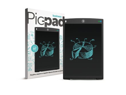 Планшет для рисования Pic-Pad Business Big с ЖК экраном, черный Планшет для рисования Pic-Pad Business Big с ЖК экраном, черный