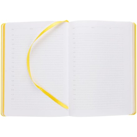 Ежедневник New Factor, недатированный, желтый Ежедневник New Factor, недатированный, желтый
